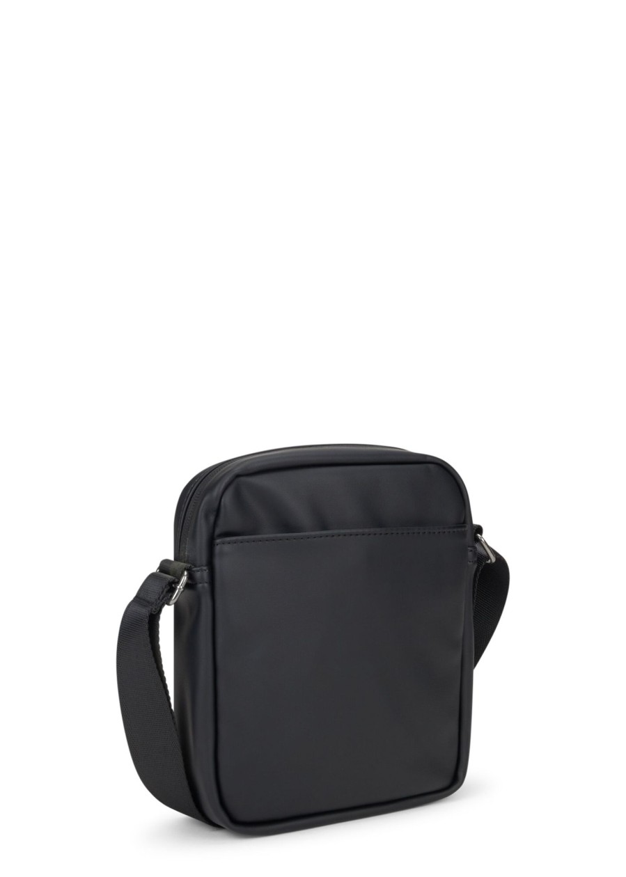 Uomo Conbipel Borse | Tracollina Con Zip Nero