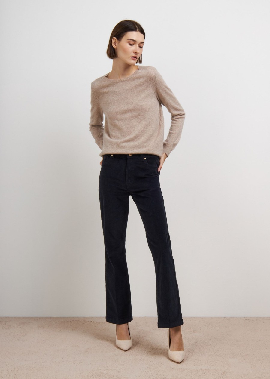 Donna Conbipel Maglieria | Pullover In Puro Cashmere Cammello