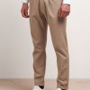 Uomo Conbipel Pantaloni | Pantaloni Chino Lavorati Beige