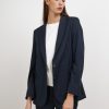 Donna Conbipel Giacche | Blazer A Due Bottoni Nero