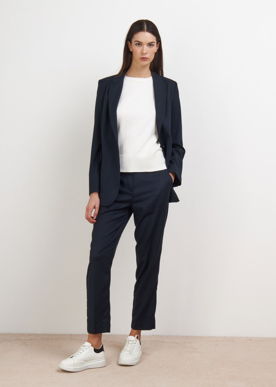 Donna Conbipel Giacche | Blazer A Due Bottoni Nero