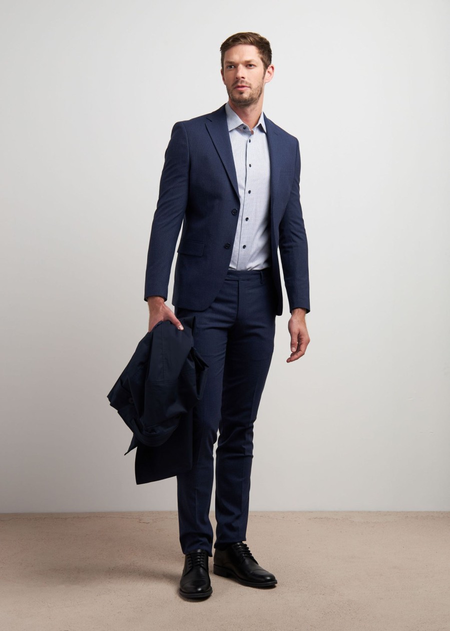 Uomo Conbipel Abiti E Completi | Completo Slim Fit Blu