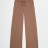 Donna Conbipel Pantaloni | Jogger Ampio Nocciola