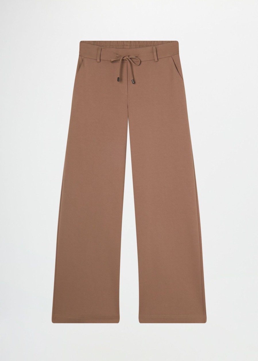 Donna Conbipel Pantaloni | Jogger Ampio Nocciola