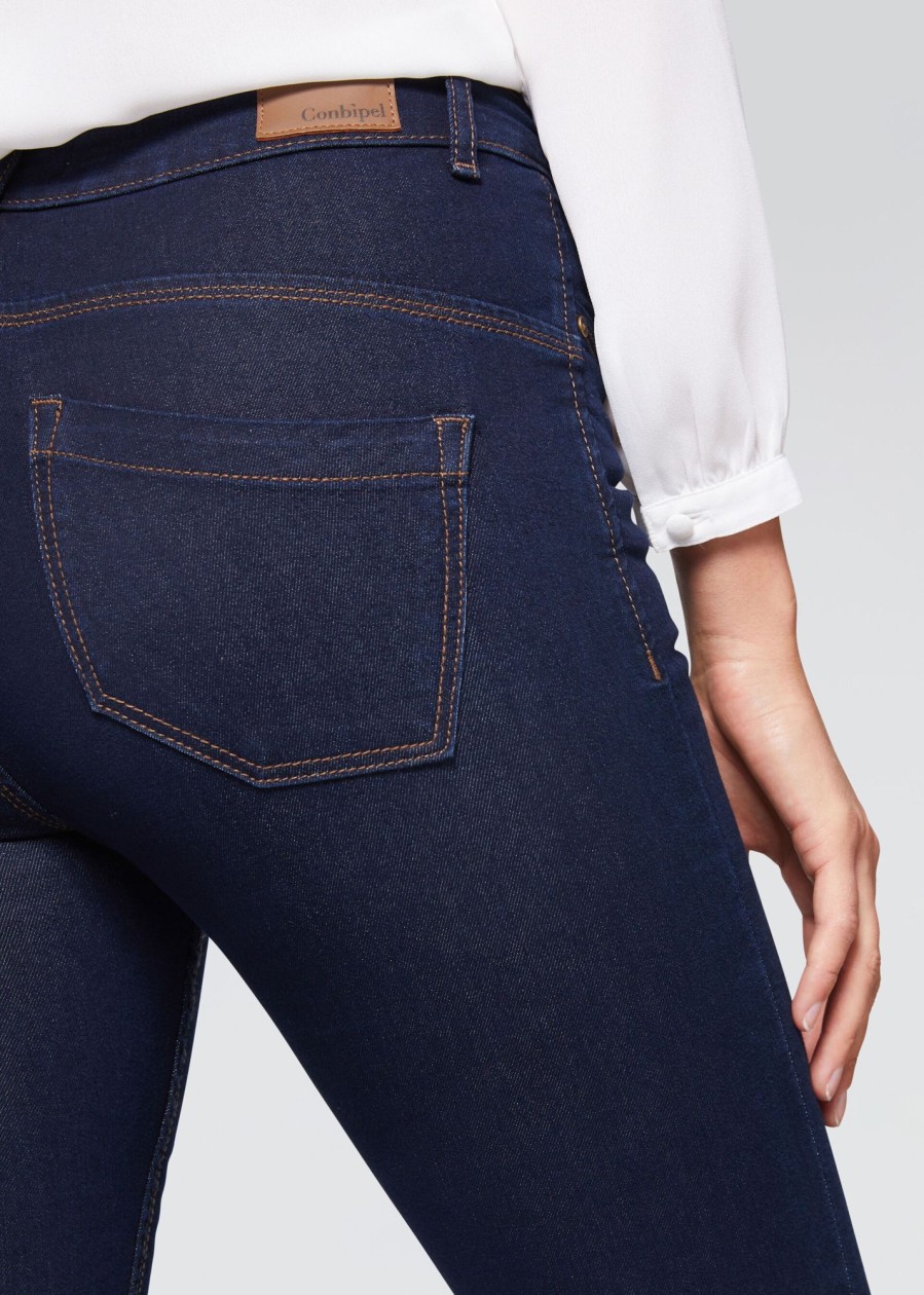 Donna Conbipel Jeans | Jeans Skinny Blu Scuro