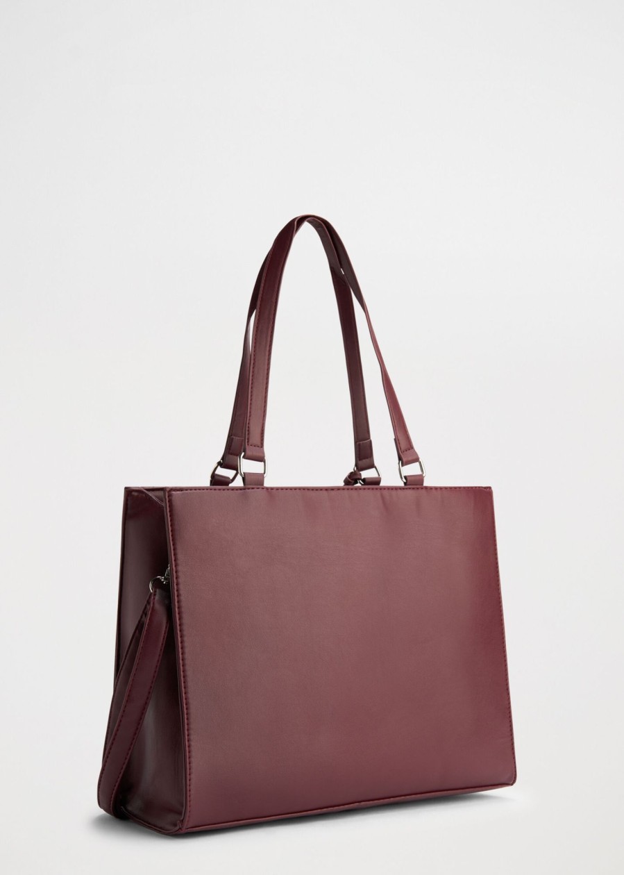 Donna Conbipel Borse | Borsa Con Microborchie Rosso Scuro