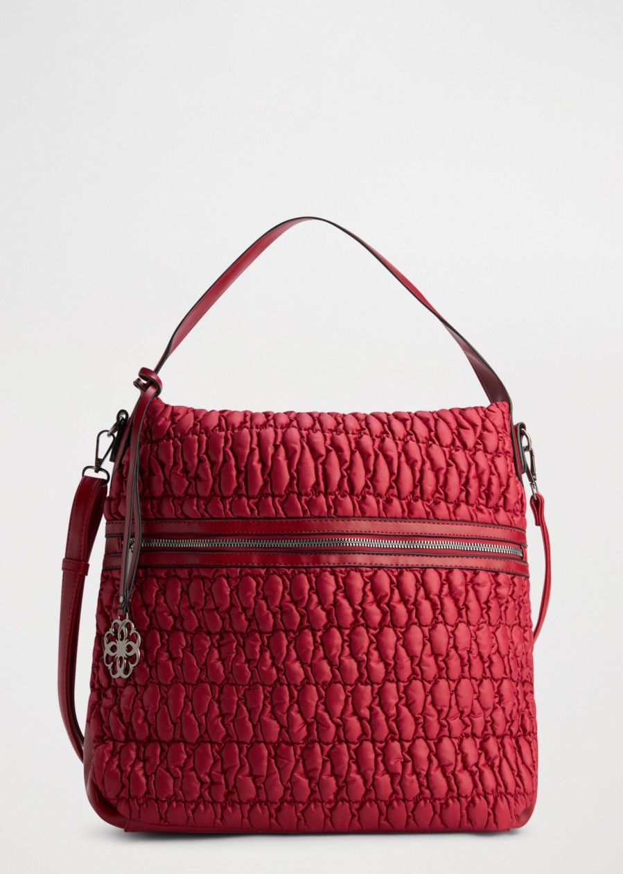 Donna Conbipel Borse | Borsa Effetto Goffrato Rosso