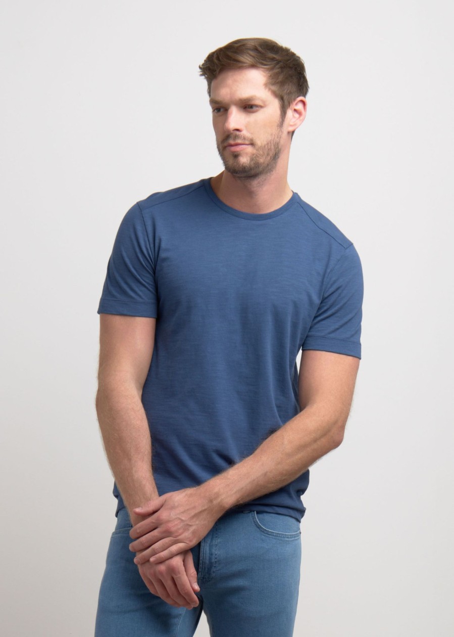 Uomo Conbipel T-Shirt E Polo | T-Shirt Con Tagli Jeans