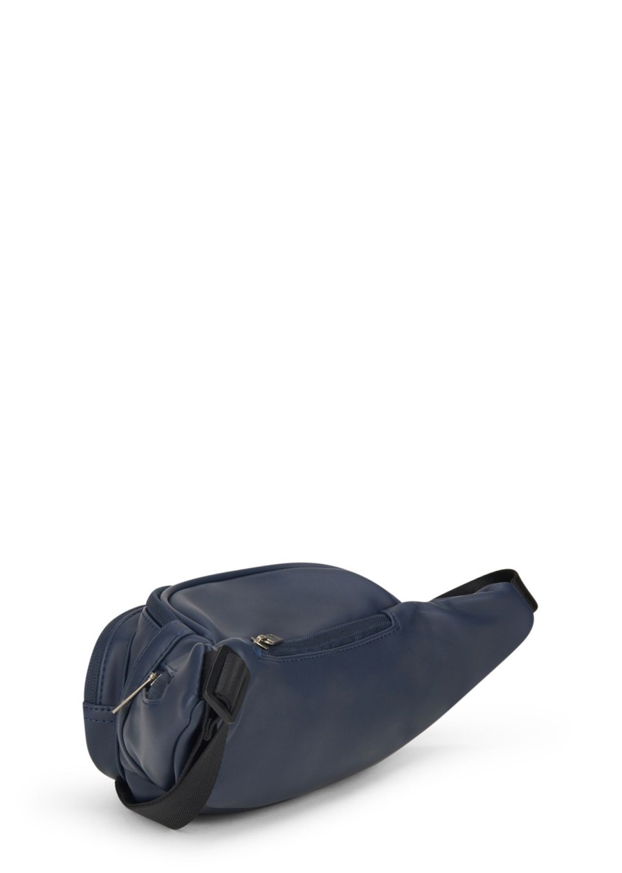 Uomo Conbipel Borse | Marsupio Con Tasche Blu