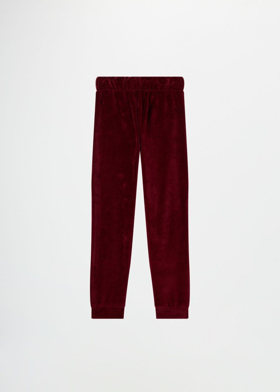 Bambino Conbipel | Pantaloni Con Lettering Bordeaux