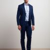 Uomo Conbipel Abiti E Completi | Completo Super Slim Fit Blu