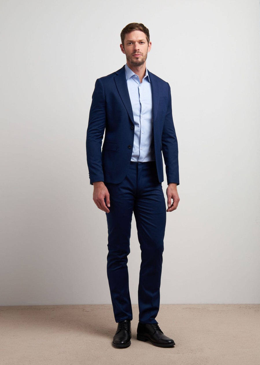 Uomo Conbipel Abiti E Completi | Completo Super Slim Fit Blu