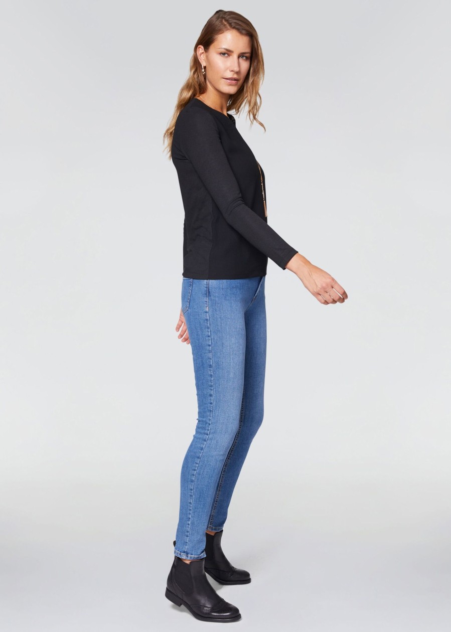 Donna Conbipel Jeans | Slim A Vita Alta Jeans