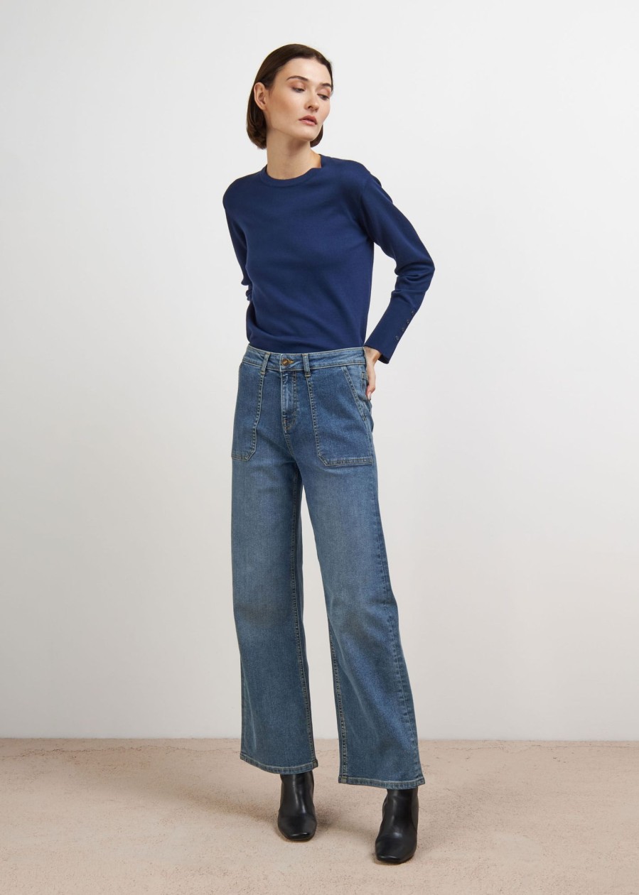 Donna Conbipel Jeans | Denim Tasche Worker Jeans