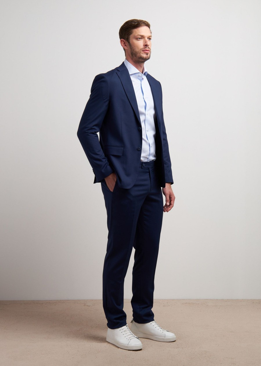 Uomo Conbipel Abiti E Completi | Completo Slim Fit Blu