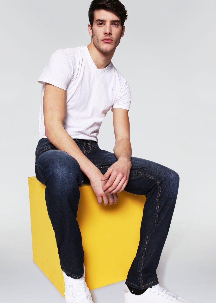 Uomo Conbipel Jeans | Jeans Regular Fit Blu