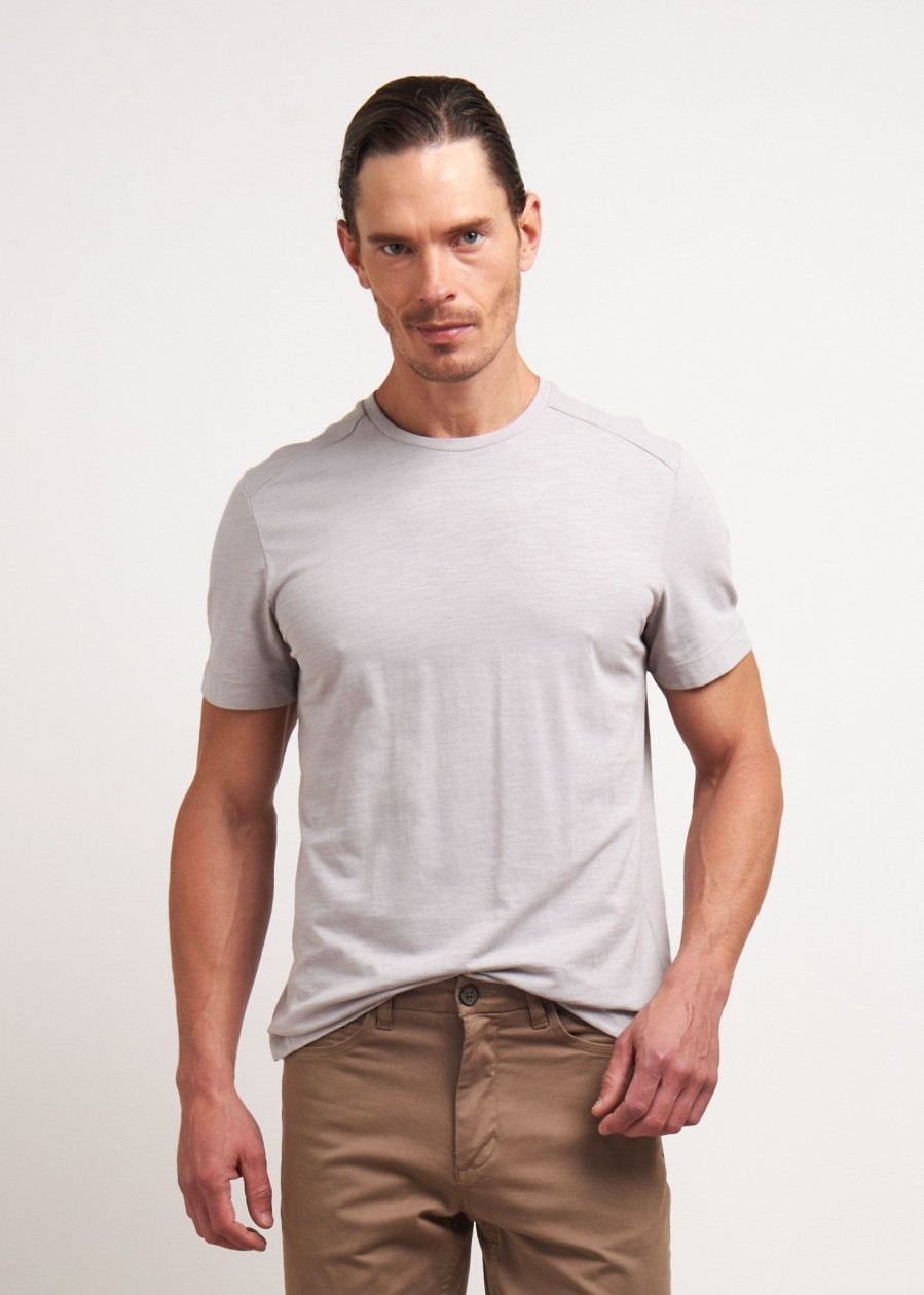 Uomo Conbipel T-Shirt E Polo | T-Shirt Con Tagli Ghiaccio