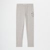 Bambino Conbipel | Leggings Con Lettering Grigio Chiaro Melange