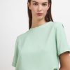 Donna Conbipel Camicie | Blusa A Maniche Corte Menta