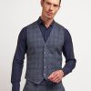 Uomo Conbipel Abiti E Completi | Gilet Fantasia Check Blu