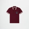 Bambino Conbipel | Polo Con Patch Bordeaux