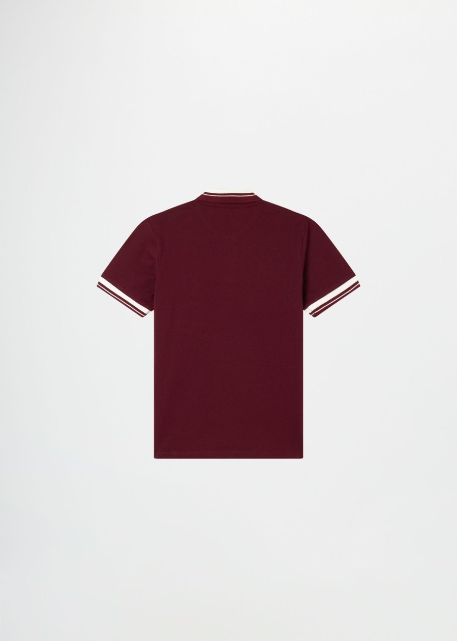 Bambino Conbipel | Polo Con Patch Bordeaux