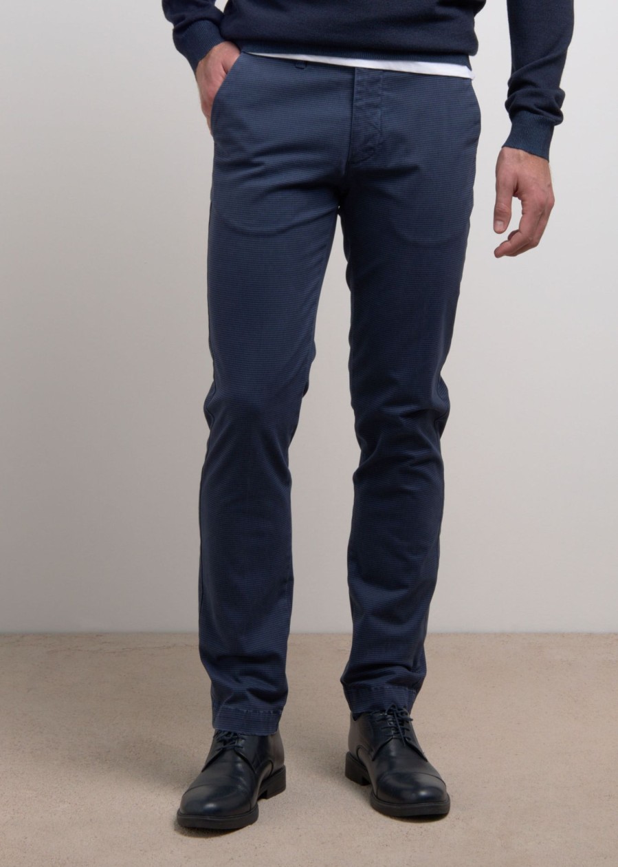 Uomo Conbipel Pantaloni | Pantaloni Tasche America Blu