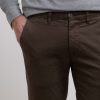 Uomo Conbipel Pantaloni | Pantaloni In Raso Verde Medio