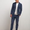 Uomo Conbipel Pantaloni | Pantaloni In Velluto Indaco