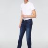 Uomo Conbipel Jeans | Jeans Straight Fit Blu Scuro