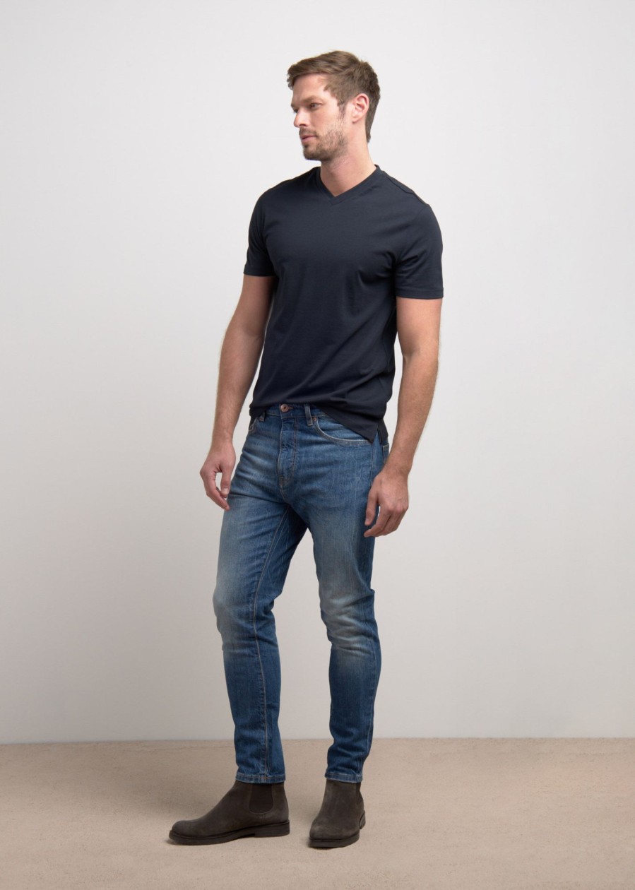 Uomo Conbipel Jeans | Denim Carrot Fit Jeans