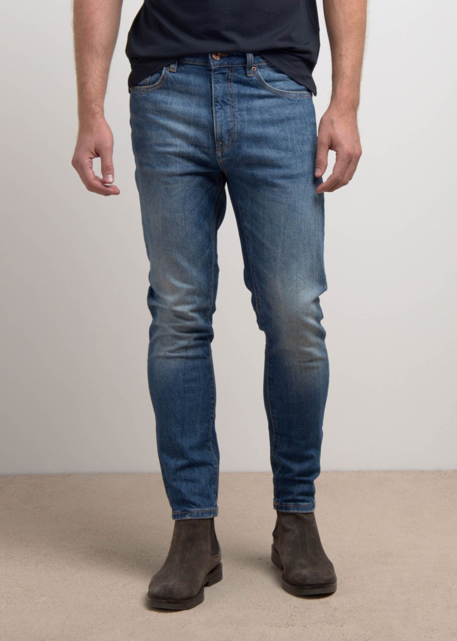 Uomo Conbipel Jeans | Denim Carrot Fit Jeans