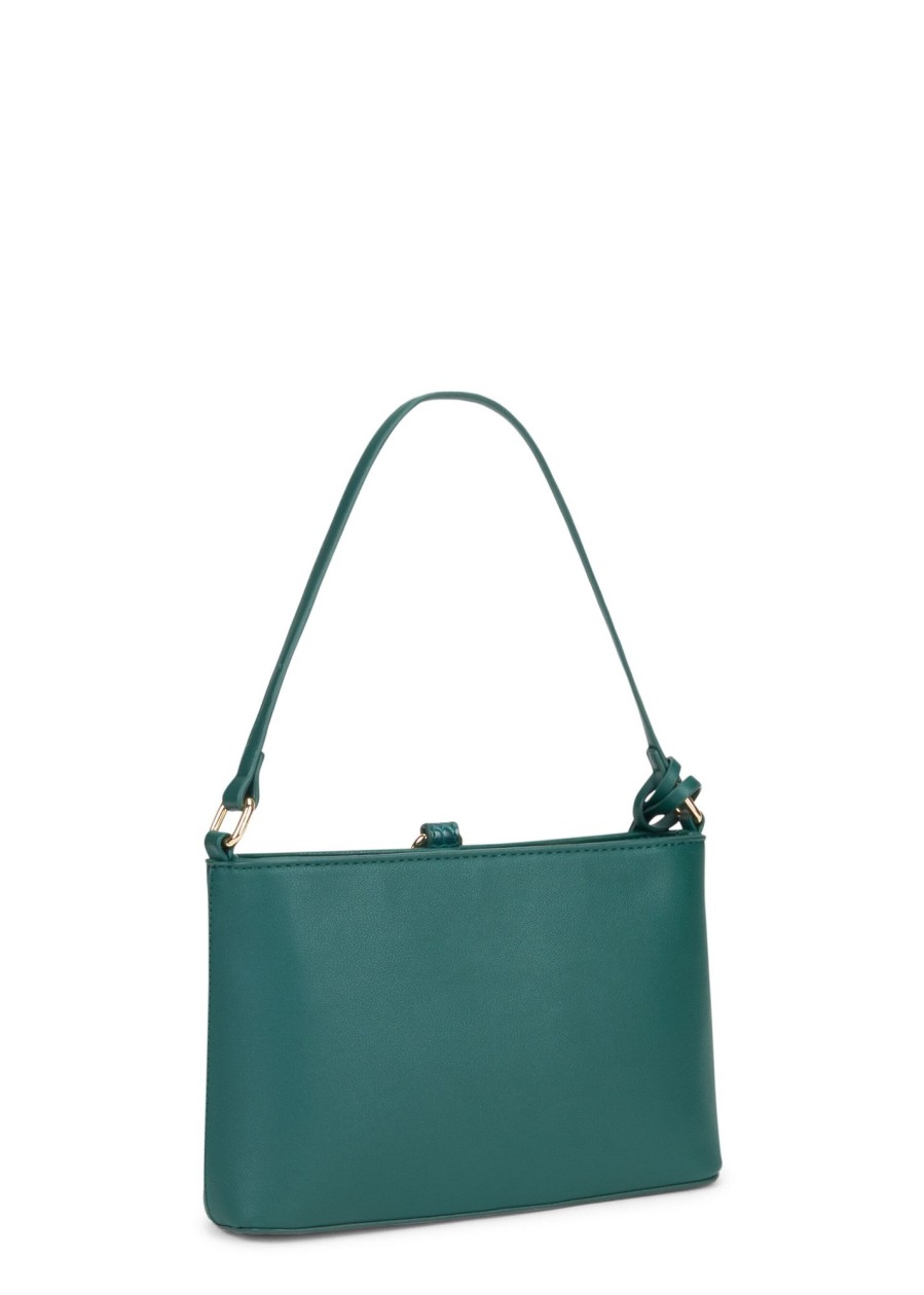 Donna Conbipel Borse | Borsa Baguette A Tracolla Verde