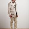 Uomo Conbipel Giubbotti | Field Jacket Imbottita Bianco Lana