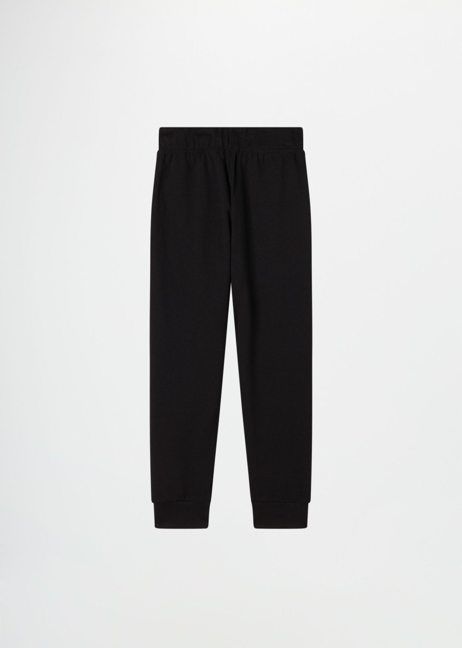 Bambino Conbipel | Pantaloni In Felpa Nero