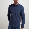 Uomo Conbipel Camicie | Camicia In Velluto Jeans