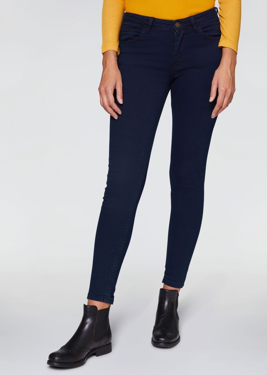 Donna Conbipel Jeans | Jeans Bottom Up Blu Scuro