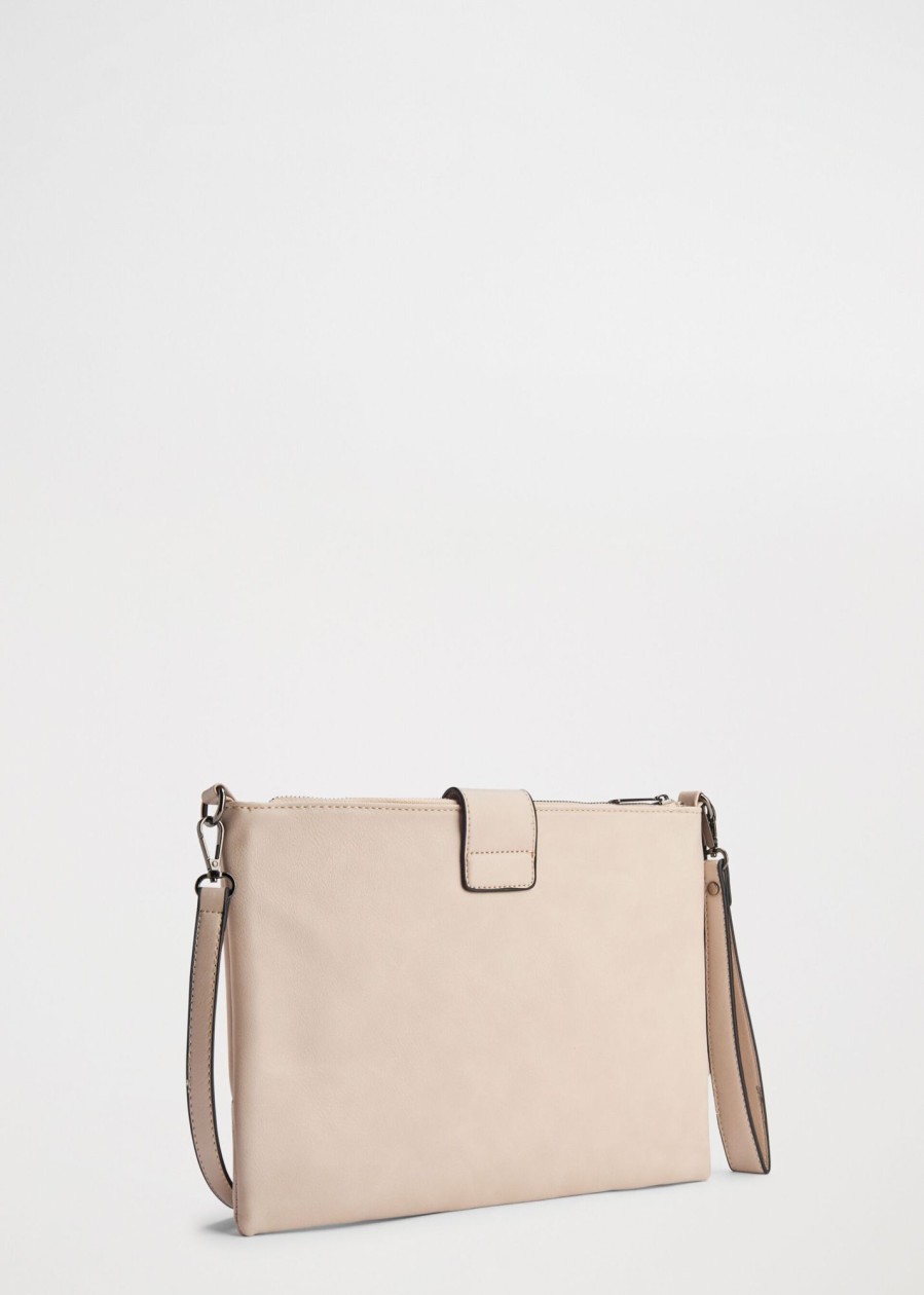 Donna Conbipel Borse | Pochette Con Borchie Beige