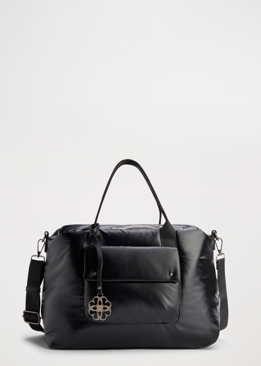 Donna Conbipel Borse | Bauletto Metallizzato Nero