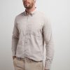 Uomo Conbipel Camicie | Camicia In Velluto Panna