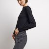 Donna Conbipel Jeans | Jeans A Zampetta Grigio Medio