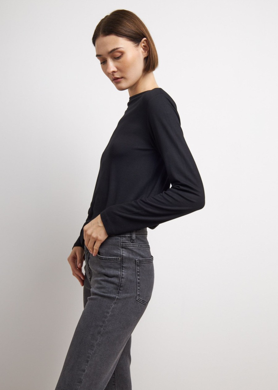 Donna Conbipel Jeans | Jeans A Zampetta Grigio Medio