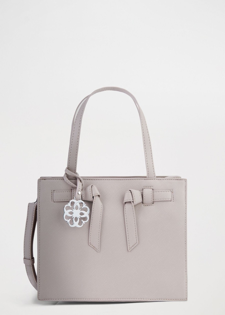 Donna Conbipel Borse | Borsa Con Nodi Decorativi Grigio Chiaro