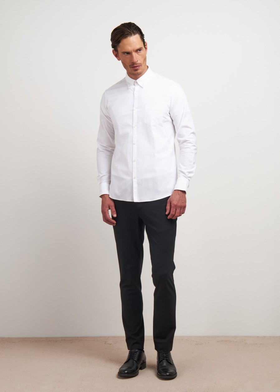 Uomo Conbipel Camicie | Camicia Oxford Regular Bianco